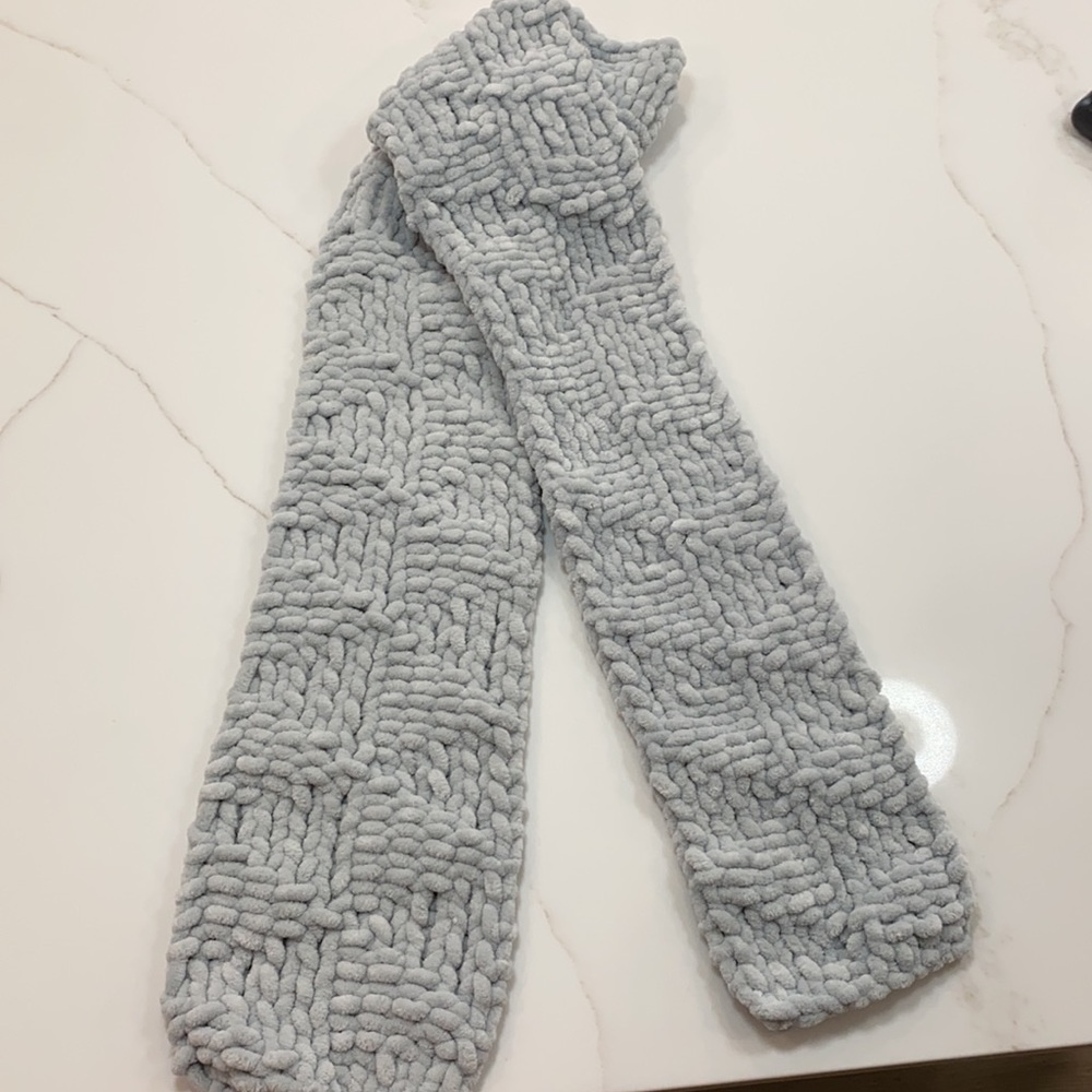 Homemade Knitted Scarf. - Picture 2 of 4